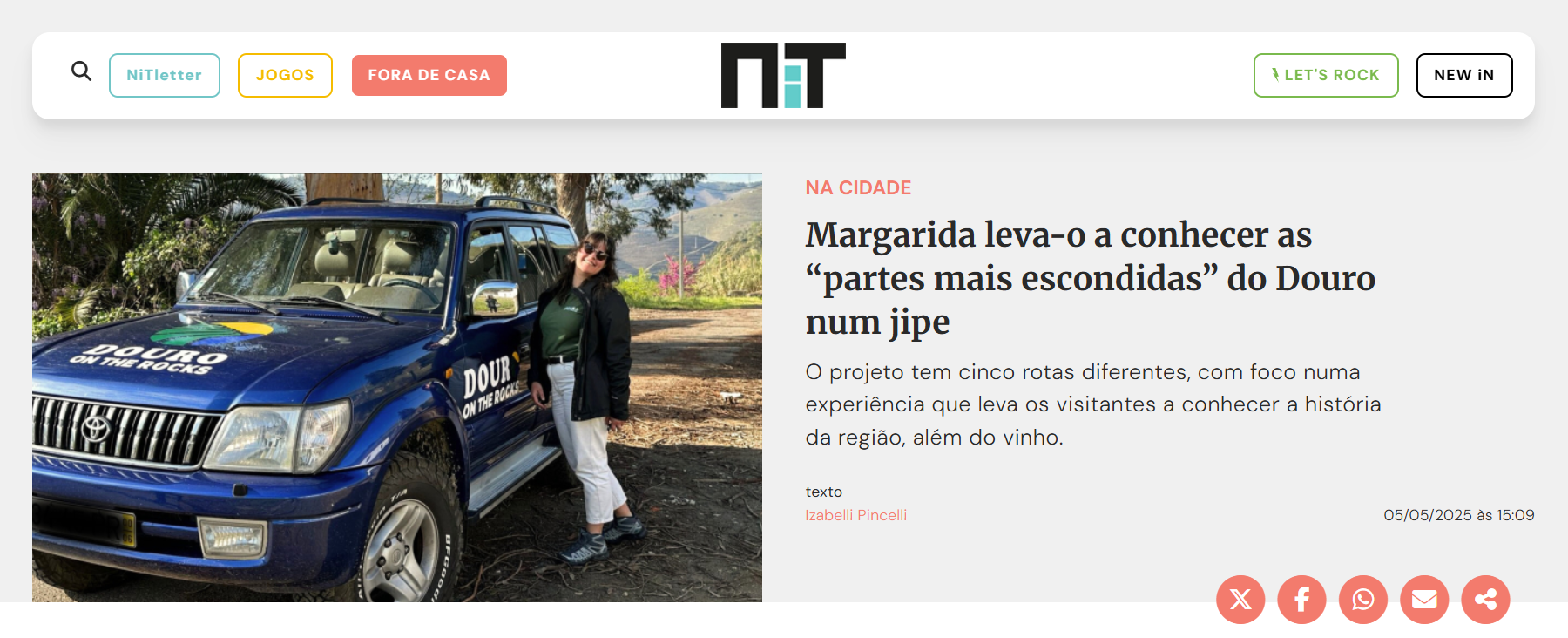 nit- douro on the rocks